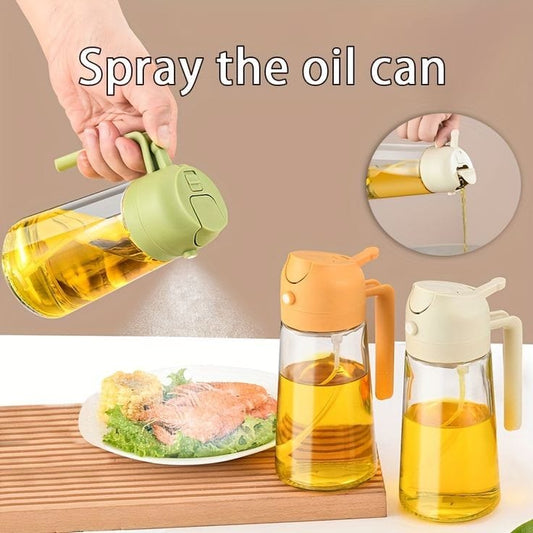 2 In 1 Oil Spray Jug – Oil Dispenser & Sprayer Bottle